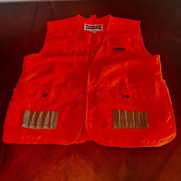 Gamehide Hunting Vest M Blaze Orange W/ Ammo Loops & Pockets - Picture 1 of 9